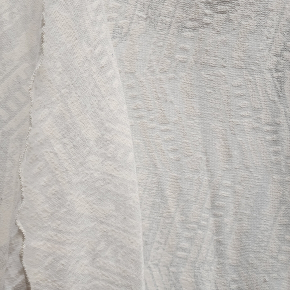 PRANA Graceful Open Front Hooded Lightweight Cardigan Cream XS - Picture 5 of 5